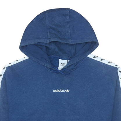 Mens UK Size M adidas Blue Pullover Hoodie