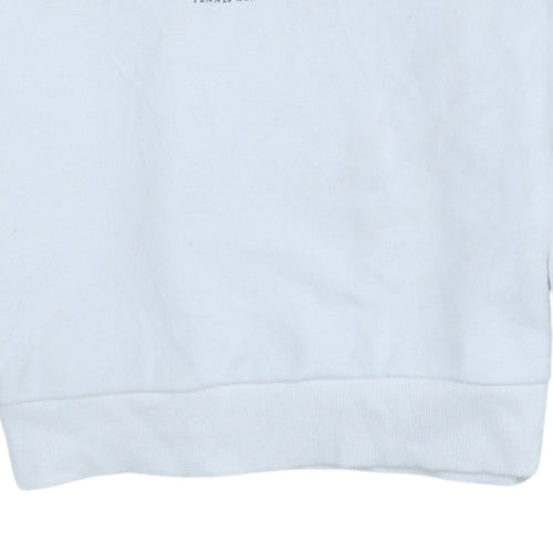 Womens UK Size S adidas White Pullover Sweatshirt