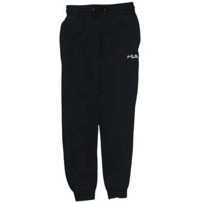 Womens UK Size XS FILA Regular Fit Jogger Black Trousers