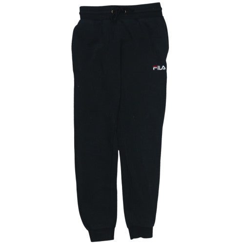 Womens UK Size XS FILA Regular Fit Jogger Black Trousers