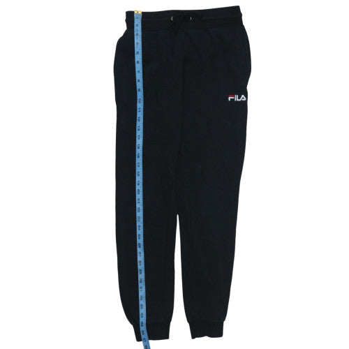Womens UK Size XS FILA Regular Fit Jogger Black Trousers