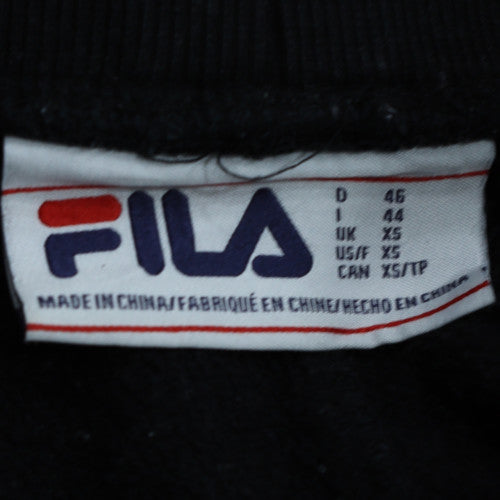 Womens UK Size XS FILA Regular Fit Jogger Black Trousers