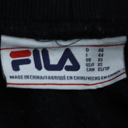 Womens UK Size XS FILA Regular Fit Jogger Black Trousers