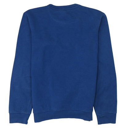 Mens UK Size S adidas Blue Pullover Sweatshirt