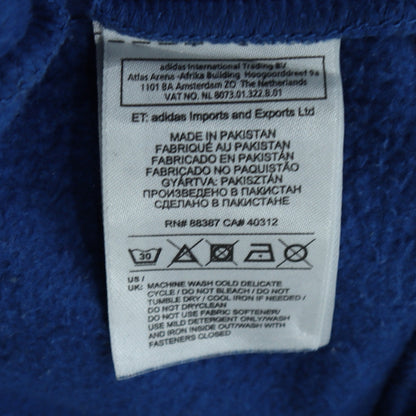 Mens UK Size S adidas Blue Pullover Sweatshirt