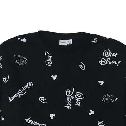 Womens UK Size L Disney Black Pullover Sweatshirt