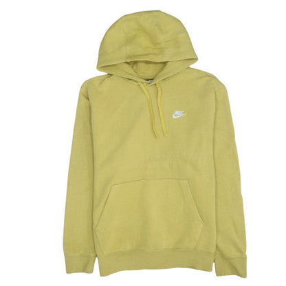 Mens UK Size M Nike Yellow Pullover Hoodie