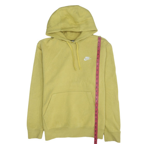 Mens UK Size M Nike Yellow Pullover Hoodie