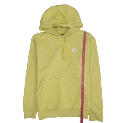 Mens UK Size M Nike Yellow Pullover Hoodie