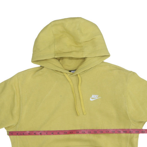 Mens UK Size M Nike Yellow Pullover Hoodie