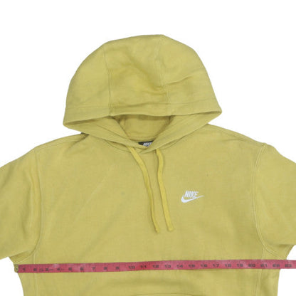 Mens UK Size M Nike Yellow Pullover Hoodie
