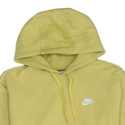 Mens UK Size M Nike Yellow Pullover Hoodie