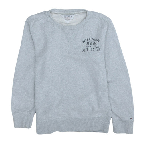 Womens UK Size 14 Tommy Hilfiger Grey Pullover Sweatshirt