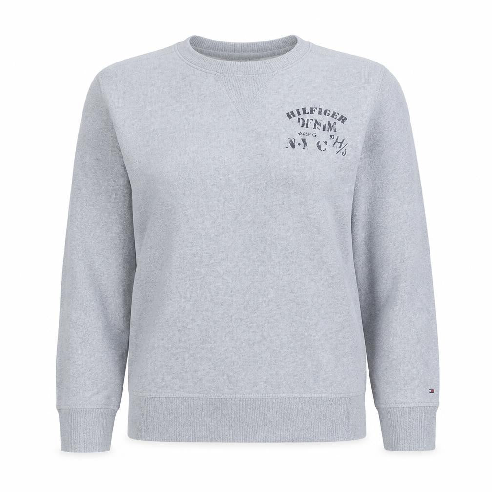 Womens UK Size 14 Tommy Hilfiger Grey Pullover Sweatshirt