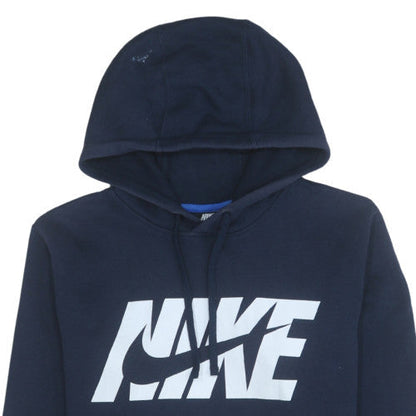 Mens UK Size L Nike Blue Pullover Hoodie