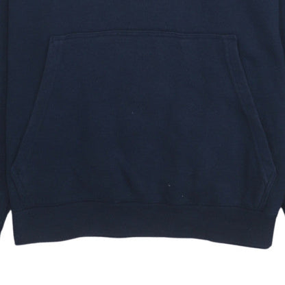 Mens UK Size L Nike Blue Pullover Hoodie