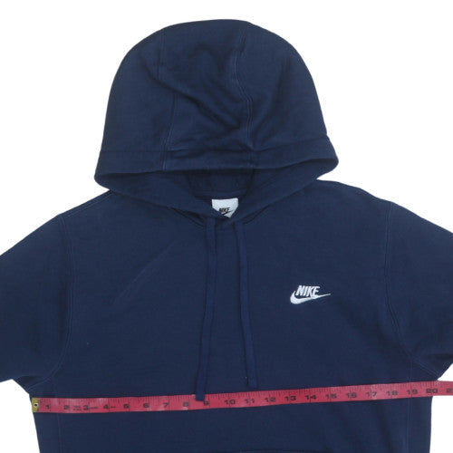 Mens UK Size S Nike Blue Pullover Hoodie