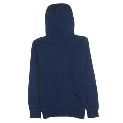 Mens UK Size S Nike Blue Pullover Hoodie