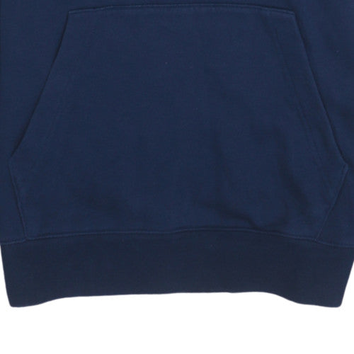 Mens UK Size S Nike Blue Pullover Hoodie