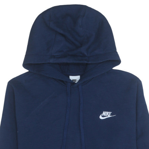 Mens UK Size S Nike Blue Pullover Hoodie