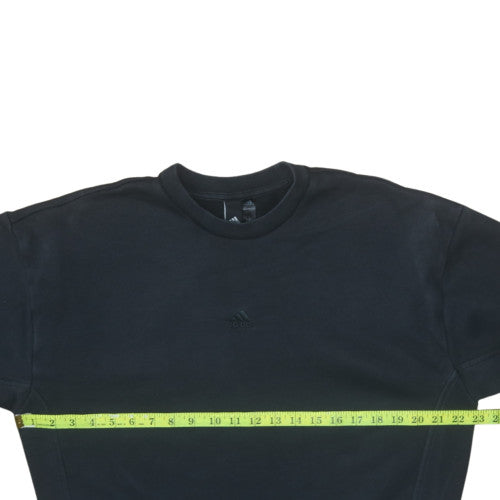 Womens UK Size M adidas Black Pullover Sweatshirt