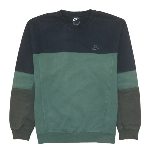 Mens UK Size L Nike Green Pullover Sweatshirt