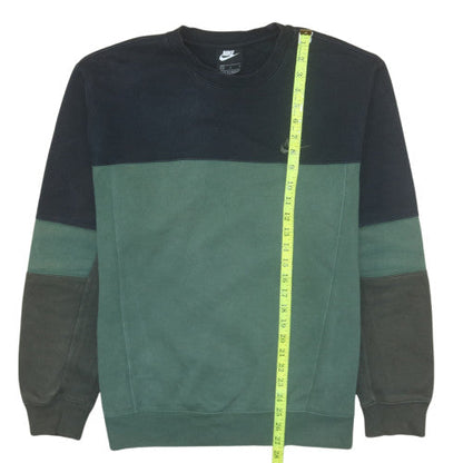 Mens UK Size L Nike Green Pullover Sweatshirt