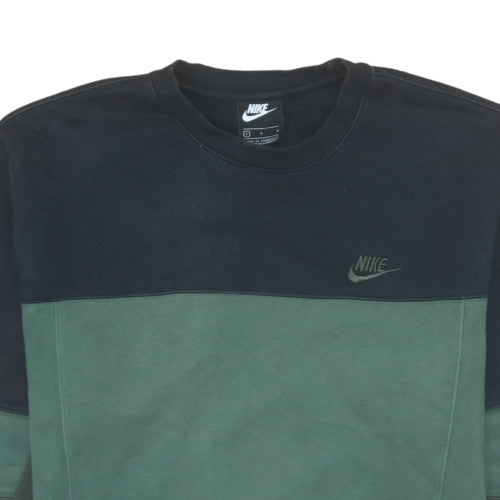 Mens UK Size L Nike Green Pullover Sweatshirt
