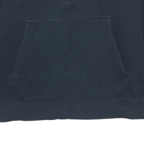 Mens UK Size L Nike Black Henley Sweatshirt