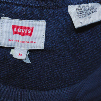 Mens UK Size M Levi's Blue Pullover Sweatshirt