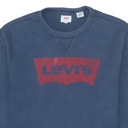 Mens UK Size M Levi's Blue Pullover Sweatshirt