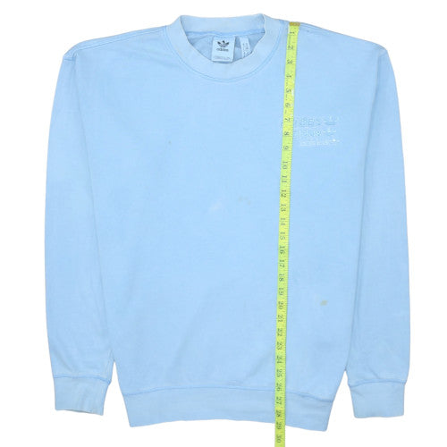Mens UK Size M adidas Blue Pullover Sweatshirt