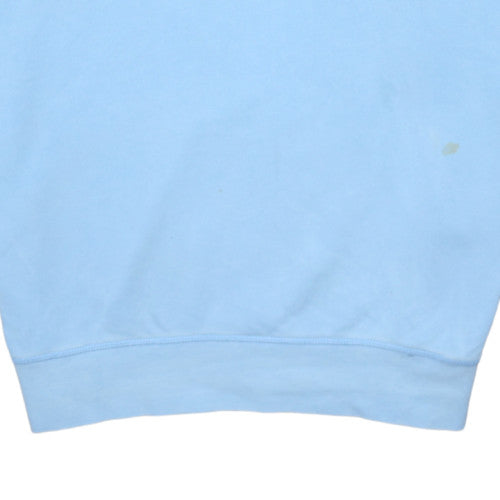 Mens UK Size M adidas Blue Pullover Sweatshirt