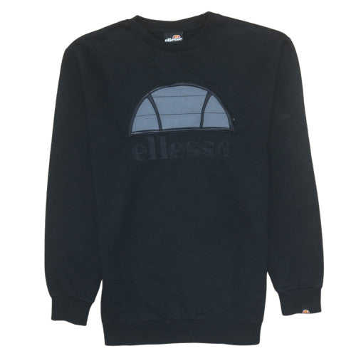 Mens UK Size XS ellesse Black Pullover Sweatshirt