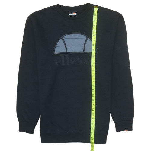 Mens UK Size XS ellesse Black Pullover Sweatshirt