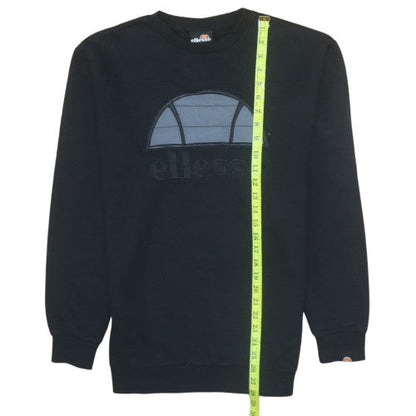 Mens UK Size XS ellesse Black Pullover Sweatshirt