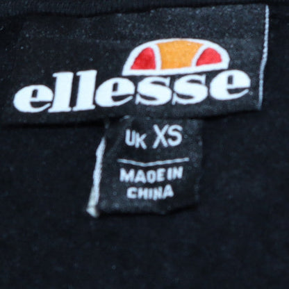 Mens UK Size XS ellesse Black Pullover Sweatshirt