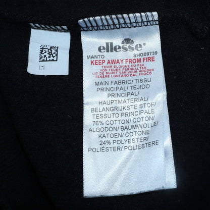 Mens UK Size XS ellesse Black Pullover Sweatshirt