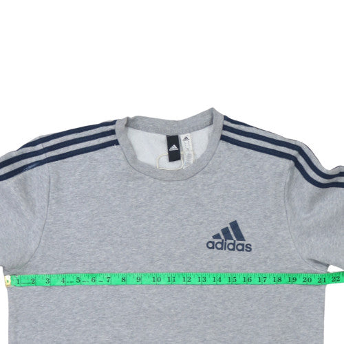 Mens UK Size M adidas Grey Pullover Sweatshirt
