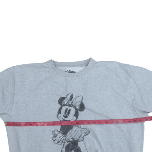 Womens UK Size 16/18 Disney Grey Pullover Sweatshirt