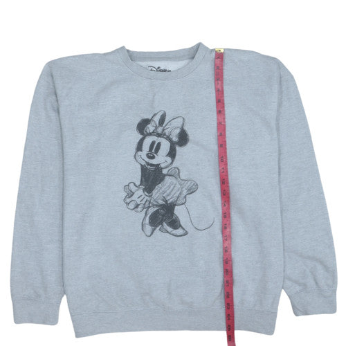 Womens UK Size 16/18 Disney Grey Pullover Sweatshirt