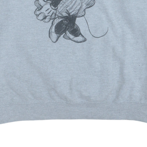 Womens UK Size 16/18 Disney Grey Pullover Sweatshirt