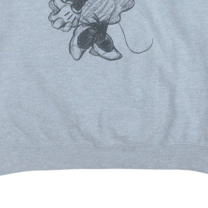 Womens UK Size 16/18 Disney Grey Pullover Sweatshirt