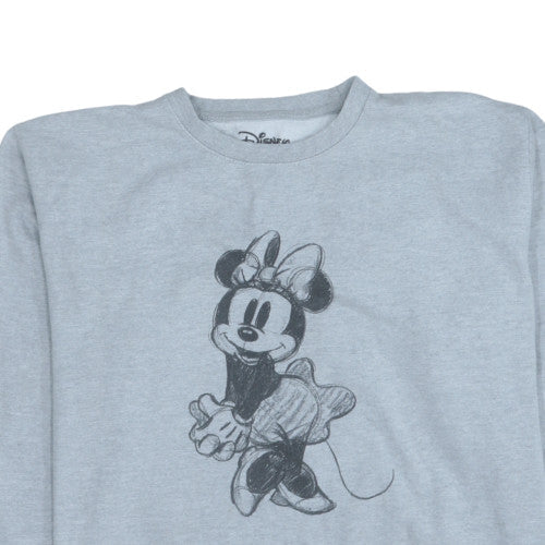 Womens UK Size 16/18 Disney Grey Pullover Sweatshirt