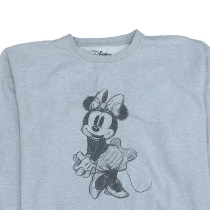 Womens UK Size 16/18 Disney Grey Pullover Sweatshirt