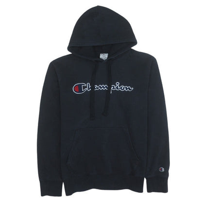 Womens UK Size L Champion Black Pullover Hoodie