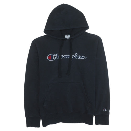 Womens UK Size L Champion Black Pullover Hoodie