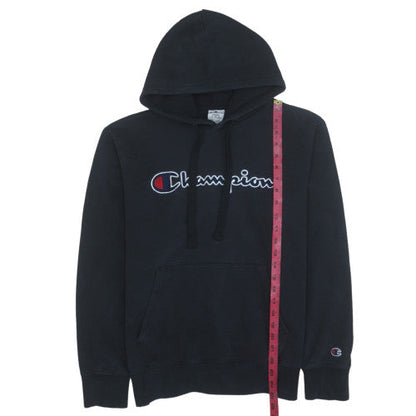 Womens UK Size L Champion Black Pullover Hoodie