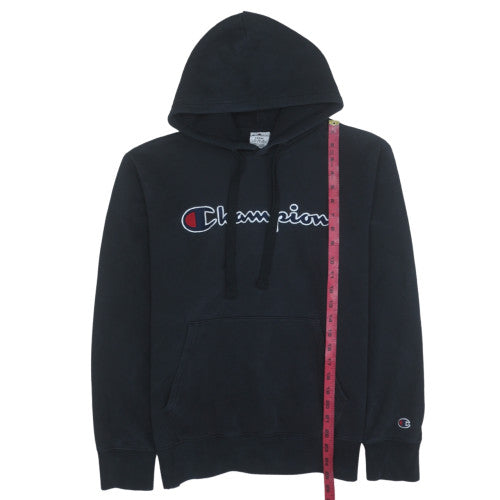 Womens UK Size L Champion Black Pullover Hoodie
