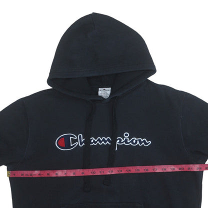 Womens UK Size L Champion Black Pullover Hoodie